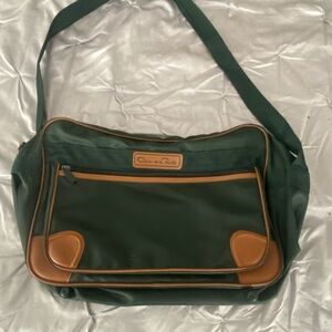 Oscar de la Renta Green and Brown Men's Bag